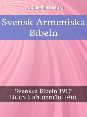 cover image of Svensk Armeniska Bibeln